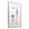 Stupell Industries Elephant & Big Ben London Framed Print Under Glass, design by Carla Daly